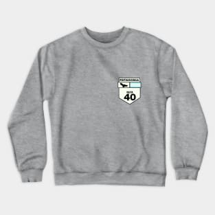 Ruta 40 road sign Crewneck Sweatshirt